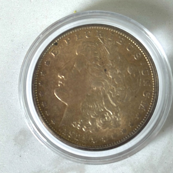 Other - Silver coin 1921 Old vintage looking in capsule add by me.
